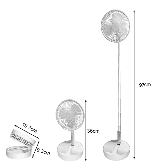 Portable Rechargeable Fan