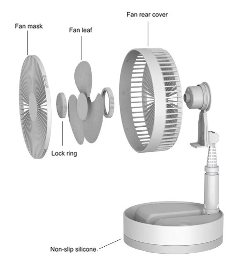 Portable Rechargeable Fan
