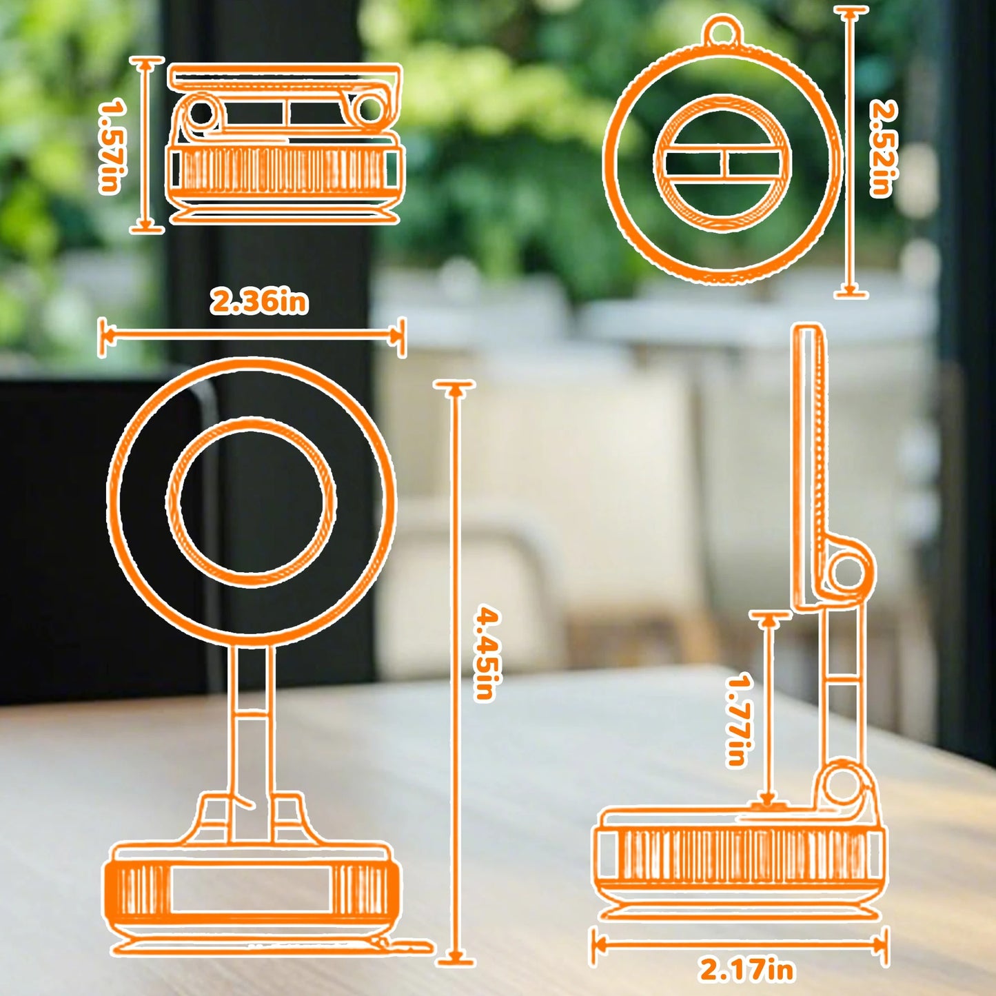 Car Vacuum Magnetic Phone Holder
