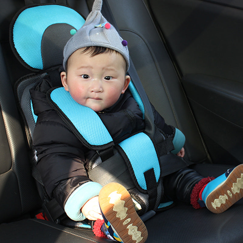 Child Safety Seat Mat for 6 Months to 12 Years Old Breathable Chairs Mats Baby Car Seat Cushion Adjustable Stroller Seat Pad