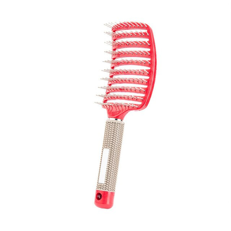 Hair Brush Scalp Massage Comb Hairbrush Bristle Nylon Women Wet Curly Detangle Hair Brush for Salon Hairdressing Styling Tools