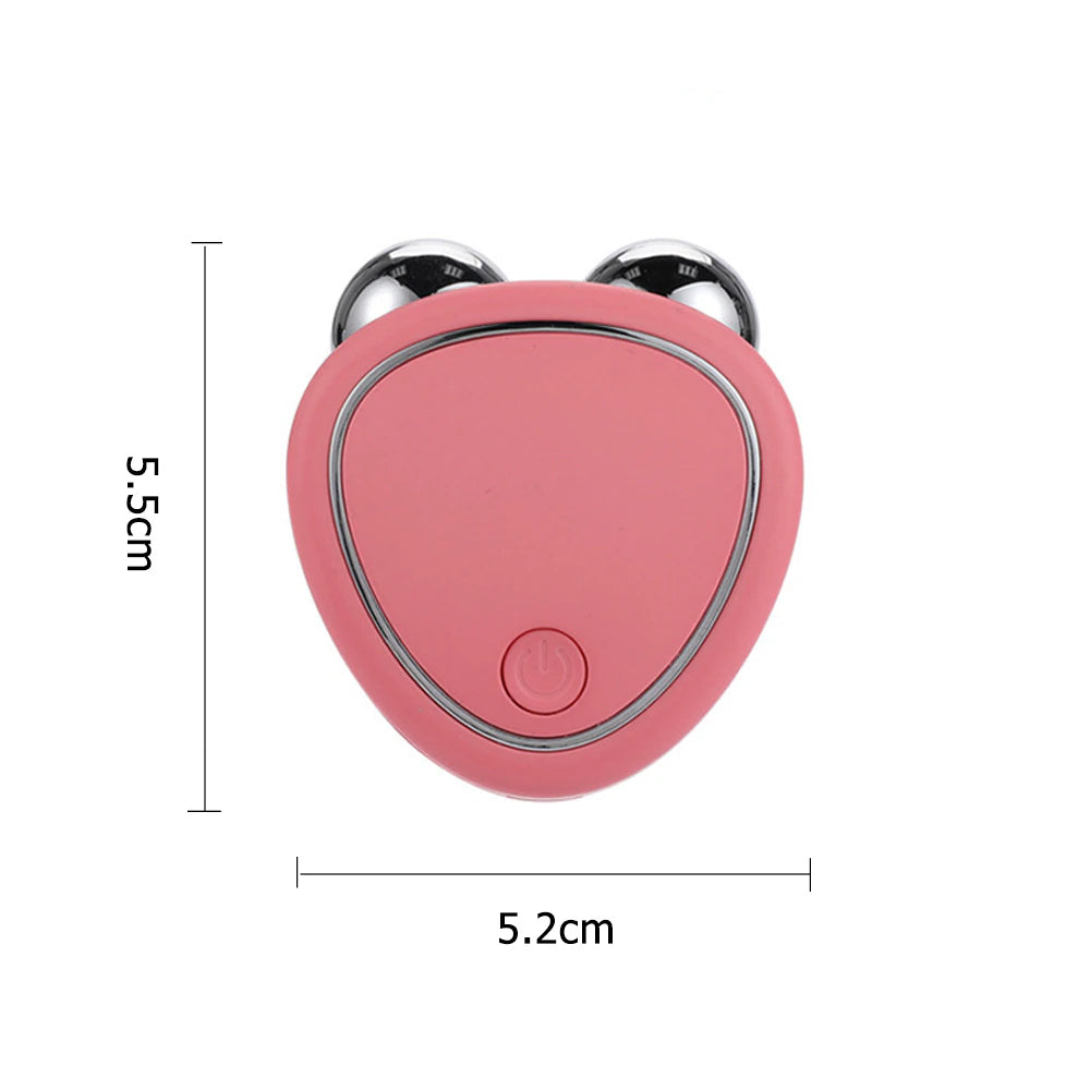 EMS Facial Massager Microcurrent Face Lifting Machine Roller Skin Tightening Rejuvenation Beauty Charging Facial anti Wrinkle