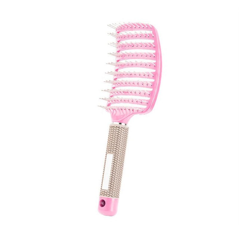 Hair Brush Scalp Massage Comb Hairbrush Bristle Nylon Women Wet Curly Detangle Hair Brush for Salon Hairdressing Styling Tools