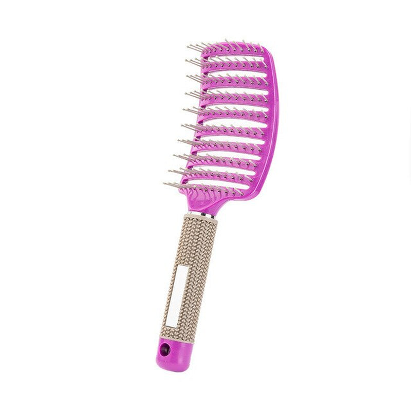 Hair Brush Scalp Massage Comb Hairbrush Bristle Nylon Women Wet Curly Detangle Hair Brush for Salon Hairdressing Styling Tools
