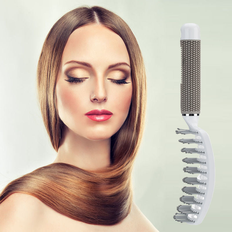 Hair Brush Scalp Massage Comb Hairbrush Bristle Nylon Women Wet Curly Detangle Hair Brush for Salon Hairdressing Styling Tools