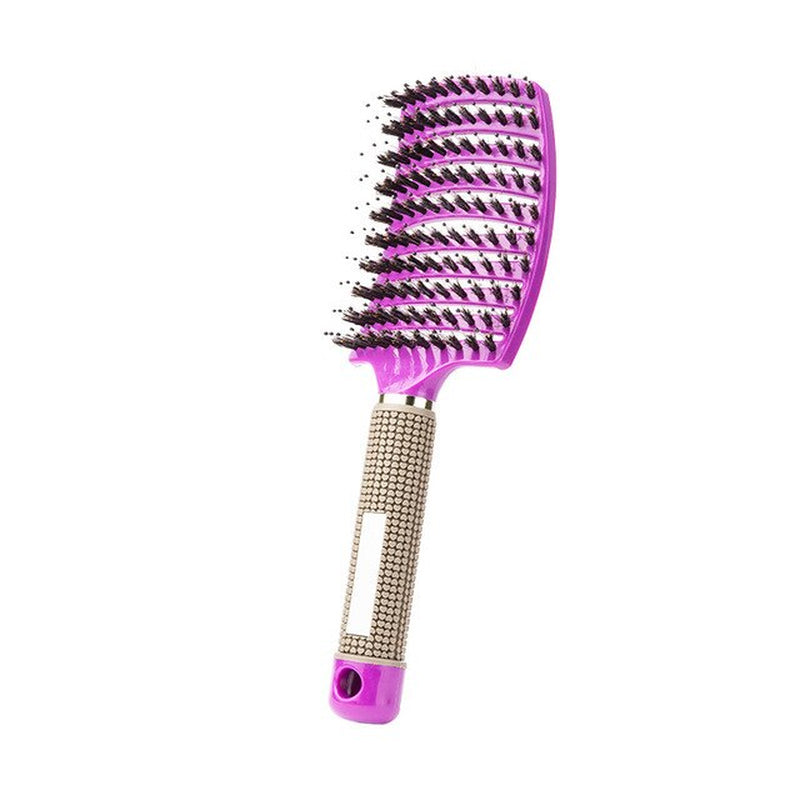 Hair Brush Scalp Massage Comb Hairbrush Bristle Nylon Women Wet Curly Detangle Hair Brush for Salon Hairdressing Styling Tools
