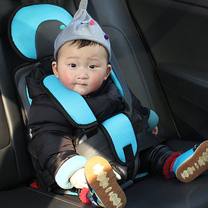 Child Safety Seat Mat for 6 Months to 12 Years Old Breathable Chairs Mats Baby Car Seat Cushion Adjustable Stroller Seat Pad