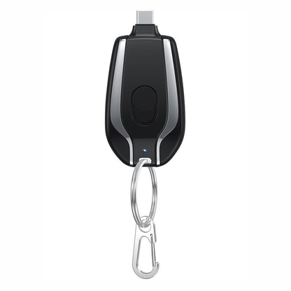 Keychain Mini Power Bank Portable Power Bank Mini Powerbank for Iphone Android TYPE-C Emergency Power 1500Mah Dropshipping