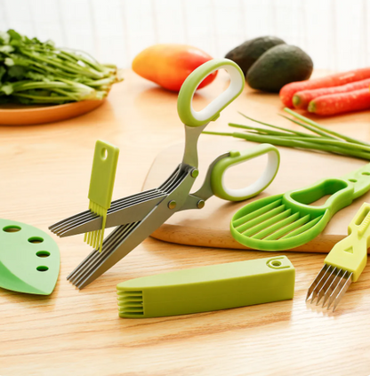 MULTI-BLADE  HERB SCISSORS