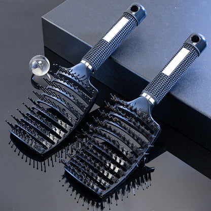 Hair Brush Scalp Massage Comb Hairbrush Bristle Nylon Women Wet Curly Detangle Hair Brush for Salon Hairdressing Styling Tools